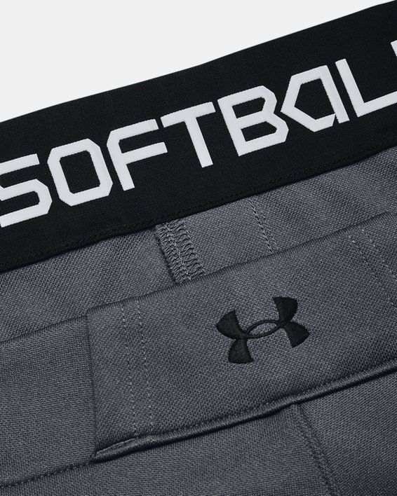 Women's UA Vanish Softball Pants, Gray, pdpMainDesktop image number 4